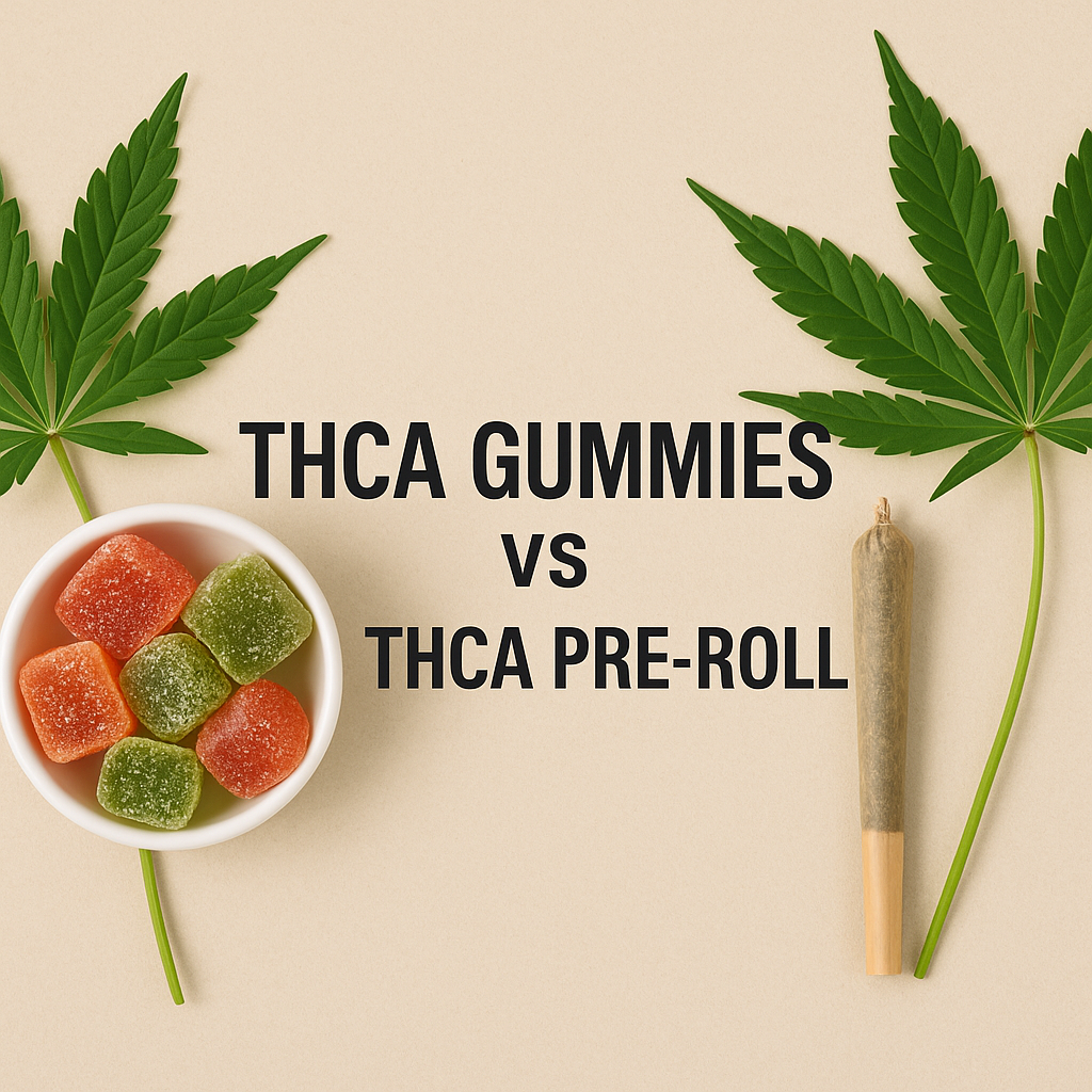 THCA Gummies vs Pre-Roll