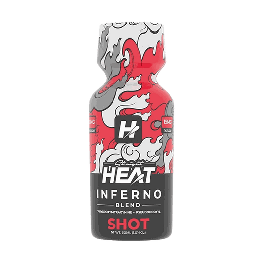 Heat Inferno Blend - Shot 30mg 7-Hydroxy 15mg Pseudo